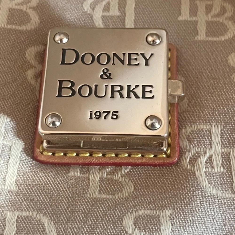 Dooney & Bourke  Anniversary Monogram Tote Shoulder Bag LARGE - Picture 8 of 16